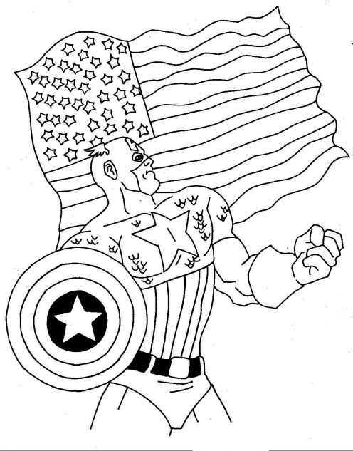 着色页: 漫威超级英雄 (超级英雄) #79992 - 免费可打印着色页