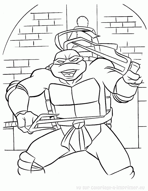 着色页: 忍者神龟 (超级英雄) #75429 - 免费可打印着色页