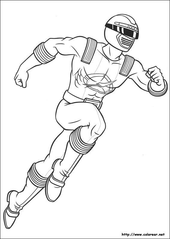 着色页: 电力护林员 (超级英雄) #50037 - 免费可打印着色页