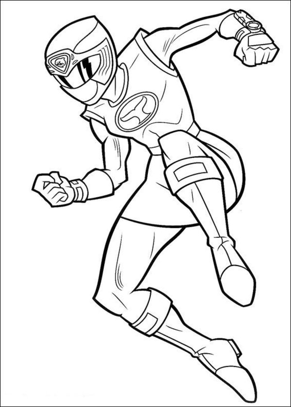 着色页: 电力护林员 (超级英雄) #50042 - 免费可打印着色页