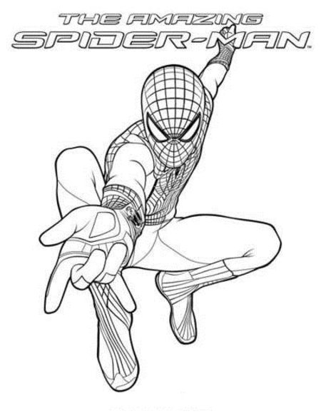 着色页: 蜘蛛侠 (超级英雄) #78659 - 免费可打印着色页