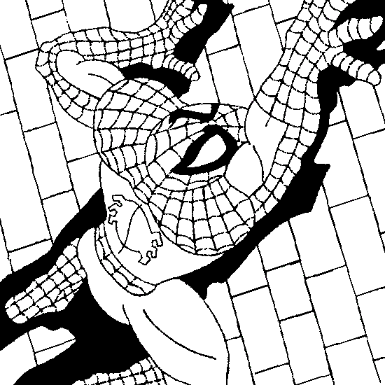 着色页: 蜘蛛侠 (超级英雄) #78751 - 免费可打印着色页