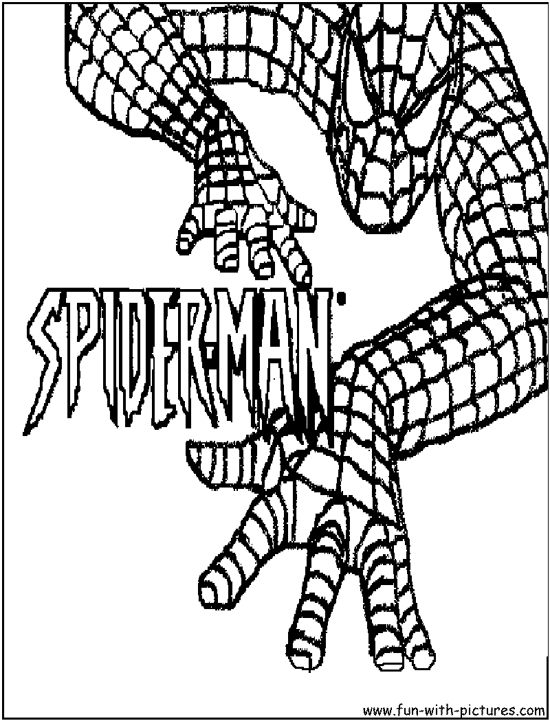 着色页: 蜘蛛侠 (超级英雄) #78829 - 免费可打印着色页