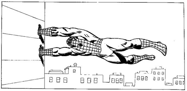 着色页: 蜘蛛侠 (超级英雄) #78971 - 免费可打印着色页