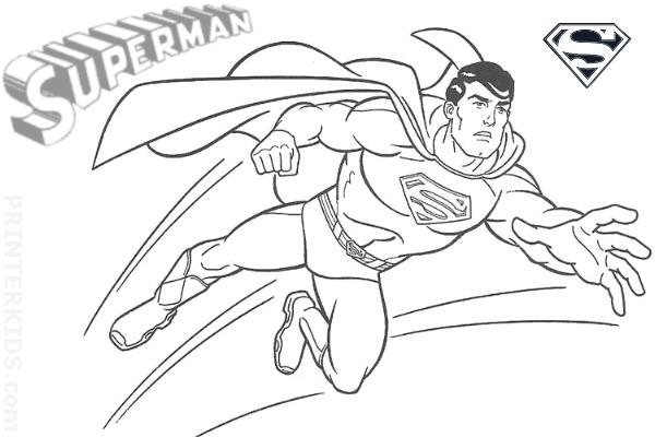 着色页: 超人 (超级英雄) #83672 - 免费可打印着色页