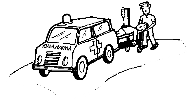 着色页: 救护车 (运输) #136847 - 免费可打印着色页