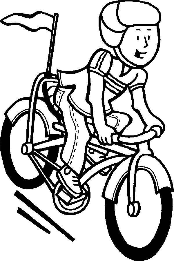 着色页: 自行车/自行车 (运输) #136942 - 免费可打印着色页