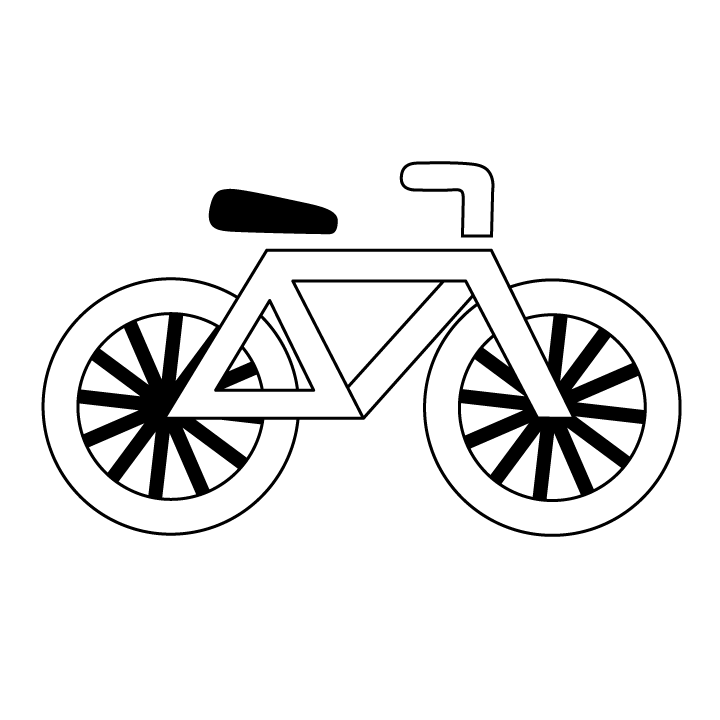 着色页: 自行车/自行车 (运输) #136946 - 免费可打印着色页