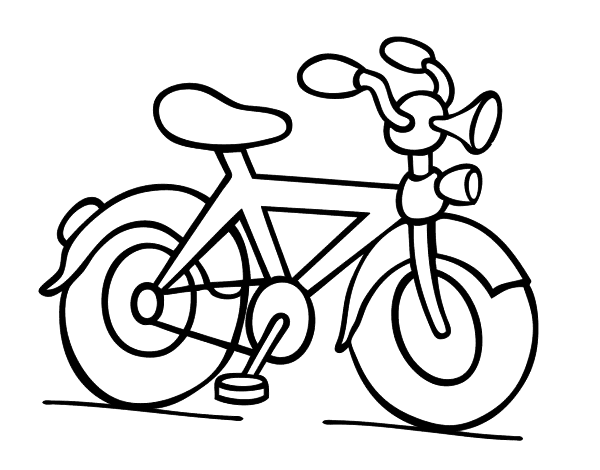 着色页: 自行车/自行车 (运输) #136947 - 免费可打印着色页