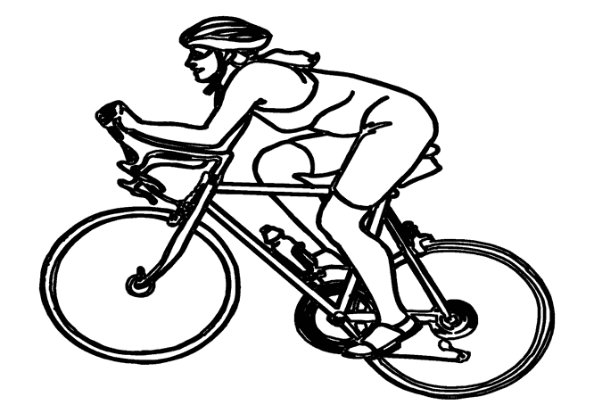 着色页: 自行车/自行车 (运输) #136955 - 免费可打印着色页