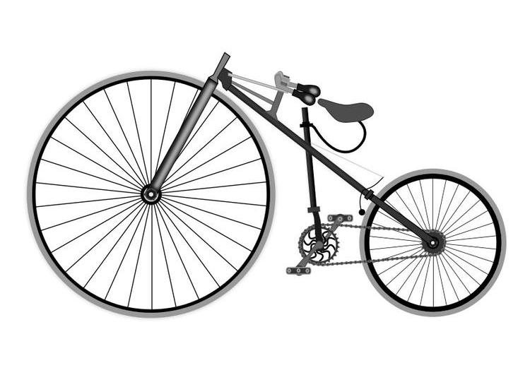着色页: 自行车/自行车 (运输) #136962 - 免费可打印着色页