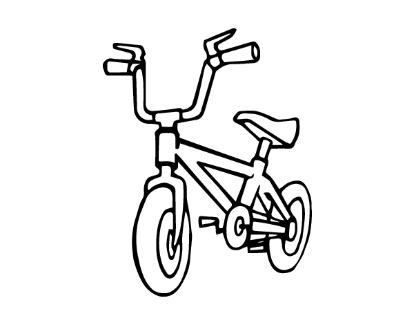 着色页: 自行车/自行车 (运输) #136965 - 免费可打印着色页