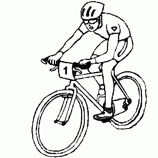 着色页: 自行车/自行车 (运输) #136984 - 免费可打印着色页