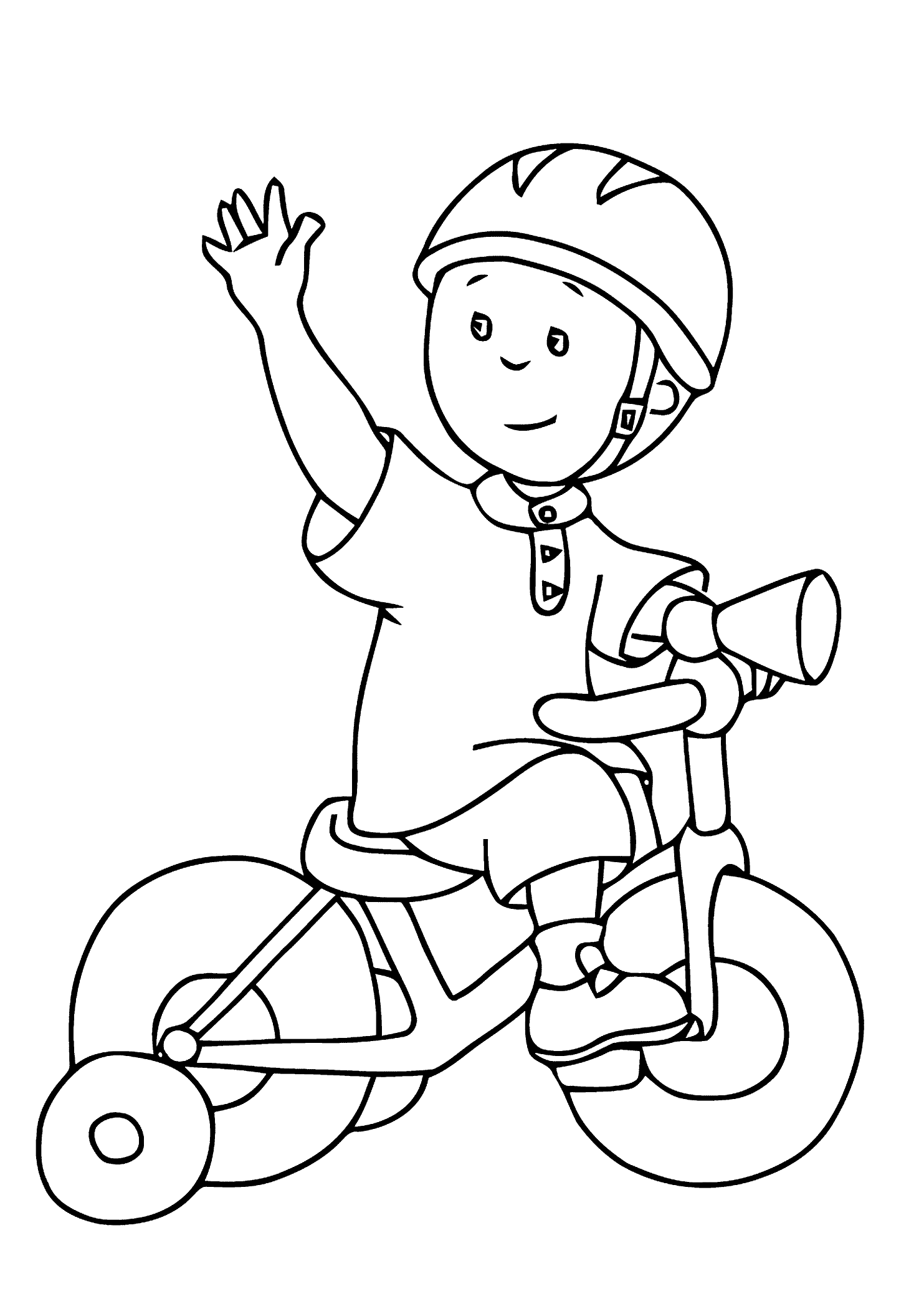 着色页: 自行车/自行车 (运输) #136993 - 免费可打印着色页