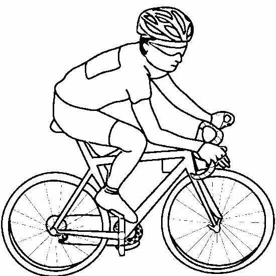 着色页: 自行车/自行车 (运输) #137038 - 免费可打印着色页
