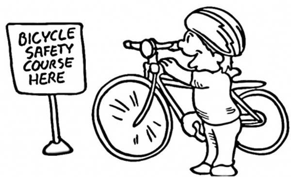 着色页: 自行车/自行车 (运输) #137153 - 免费可打印着色页