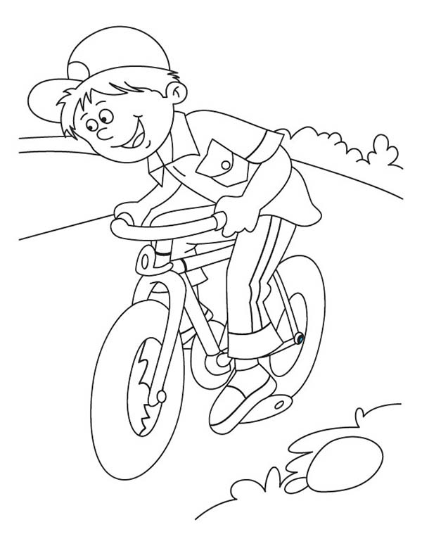 着色页: 自行车/自行车 (运输) #137160 - 免费可打印着色页