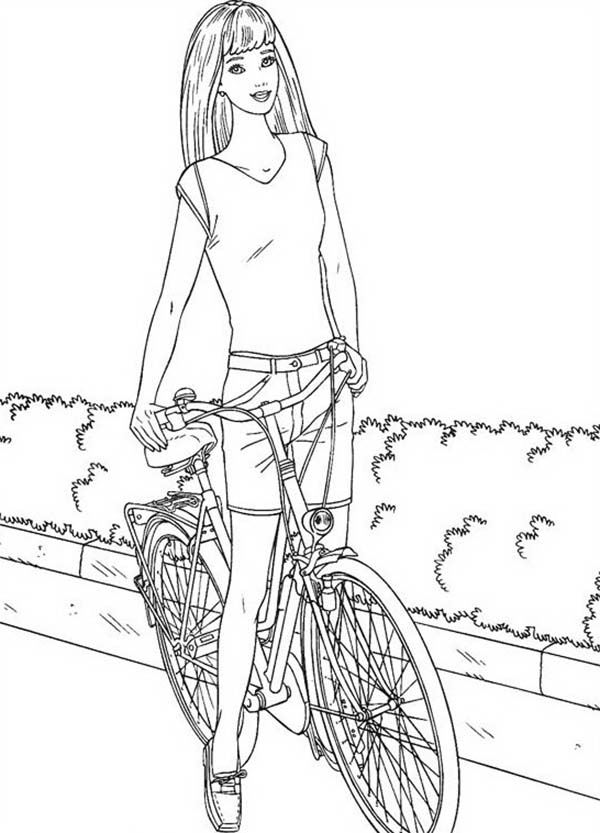 着色页: 自行车/自行车 (运输) #137165 - 免费可打印着色页