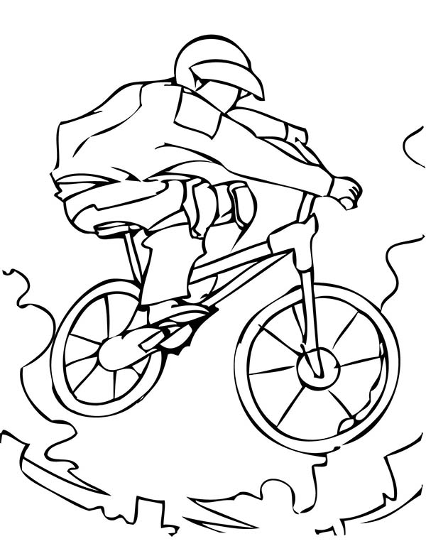 着色页: 自行车/自行车 (运输) #137167 - 免费可打印着色页