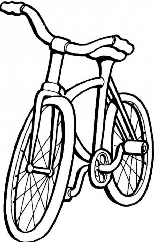 着色页: 自行车/自行车 (运输) #137188 - 免费可打印着色页