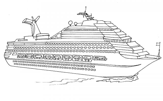 着色页: 船/船 (运输) #137444 - 免费可打印着色页