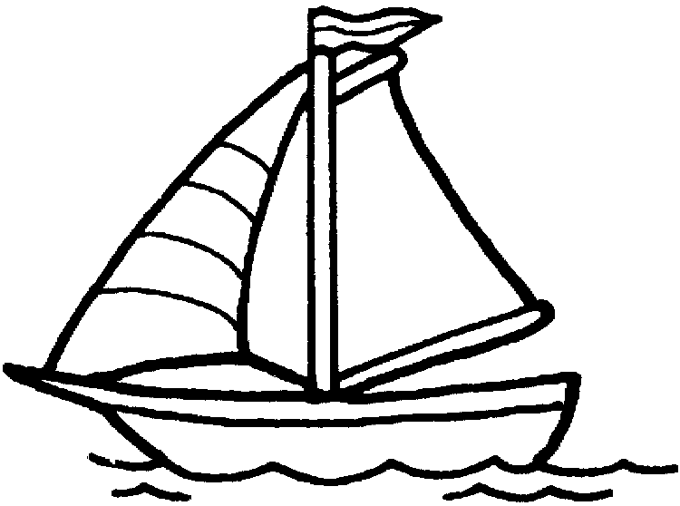 着色页: 船/船 (运输) #137445 - 免费可打印着色页