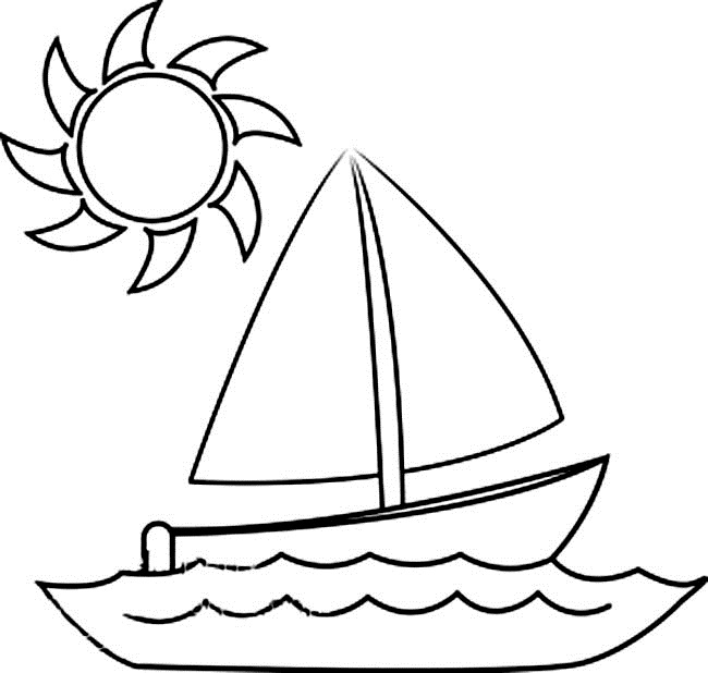 着色页: 船/船 (运输) #137456 - 免费可打印着色页