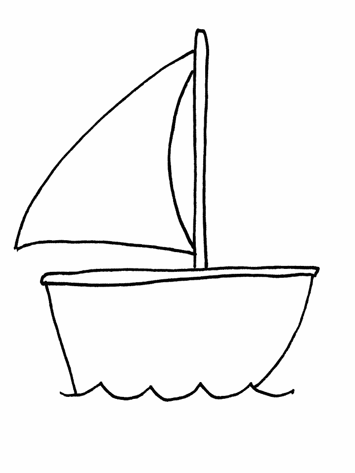 着色页: 船/船 (运输) #137477 - 免费可打印着色页