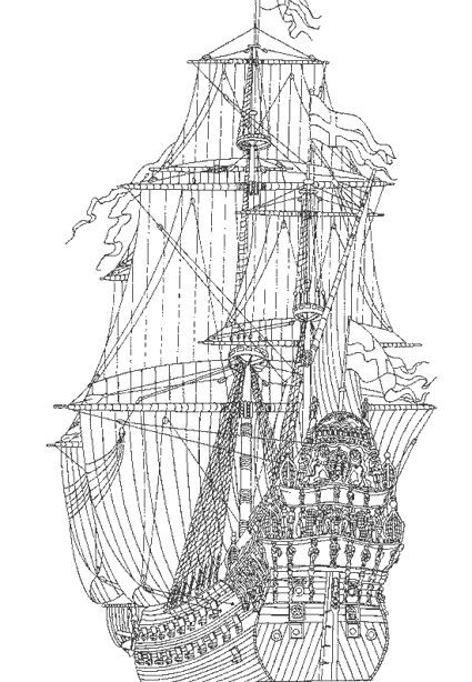 着色页: 船/船 (运输) #137511 - 免费可打印着色页