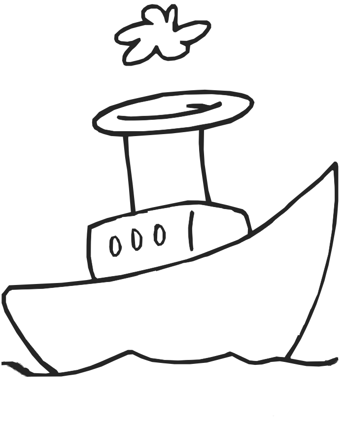 着色页: 船/船 (运输) #137567 - 免费可打印着色页