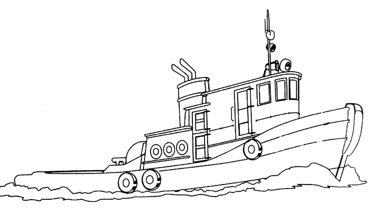 着色页: 船/船 (运输) #137569 - 免费可打印着色页