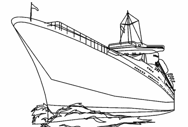 着色页: 船/船 (运输) #137601 - 免费可打印着色页