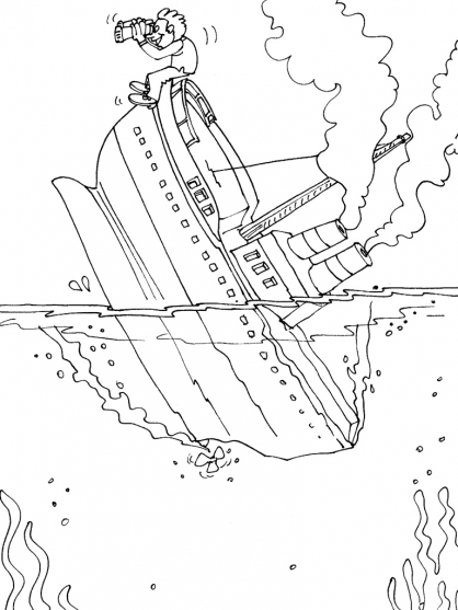 着色页: 船/船 (运输) #137615 - 免费可打印着色页