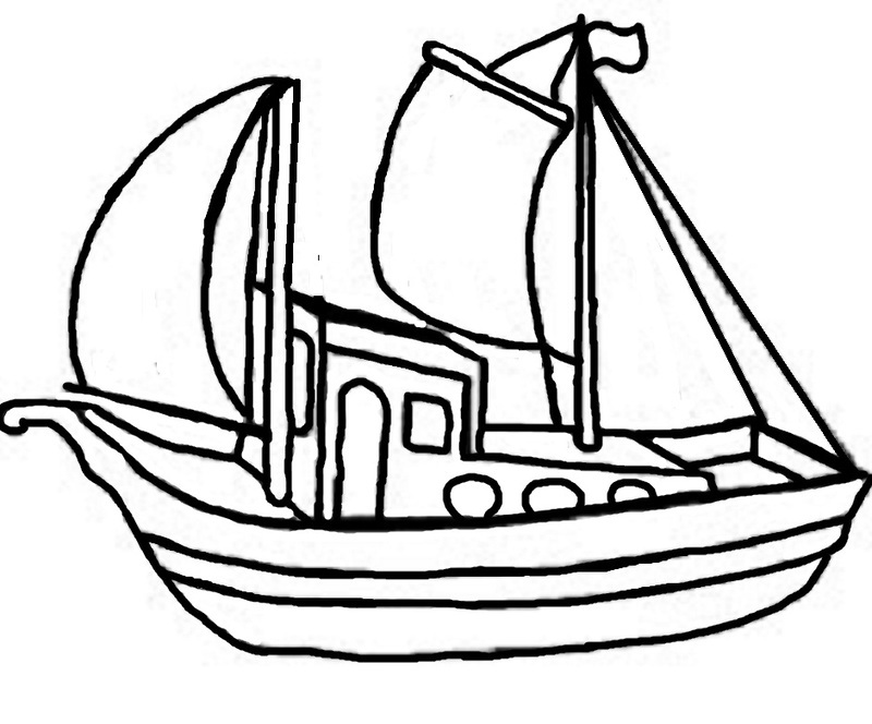 着色页: 船/船 (运输) #137670 - 免费可打印着色页