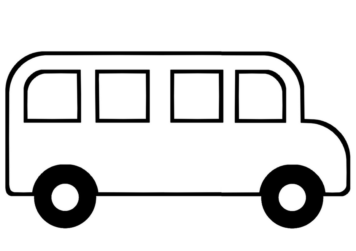 着色页: 巴士/长途汽车 (运输) #135309 - 免费可打印着色页
