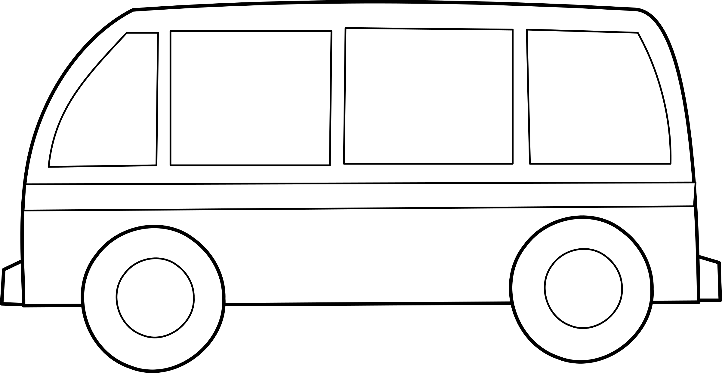 着色页: 巴士/长途汽车 (运输) #135319 - 免费可打印着色页