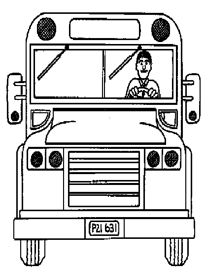 着色页: 巴士/长途汽车 (运输) #135458 - 免费可打印着色页