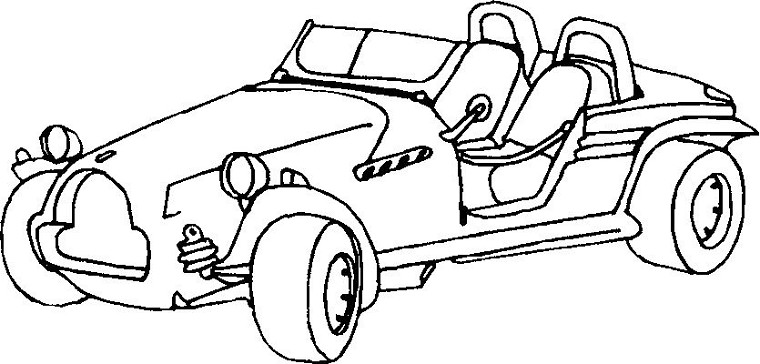 着色页: 汽车 / 汽车 (运输) #146616 - 免费可打印着色页