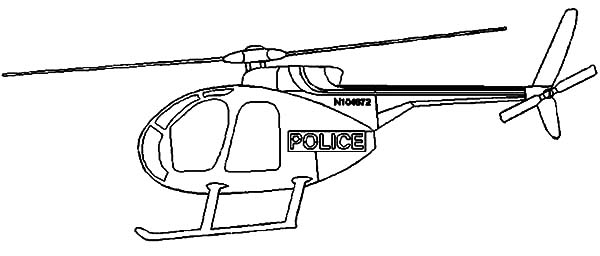 着色页: 直升机 (运输) #136189 - 免费可打印着色页
