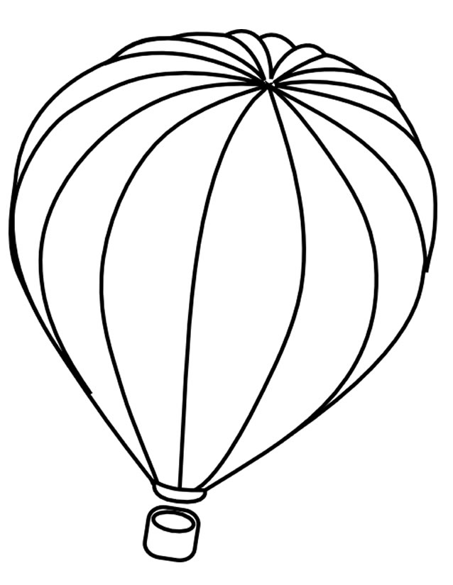 着色页: 热气球 (运输) #134597 - 免费可打印着色页