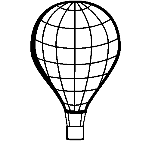 着色页: 热气球 (运输) #134609 - 免费可打印着色页