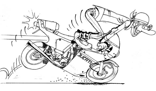 着色页: 摩托车 (运输) #136399 - 免费可打印着色页