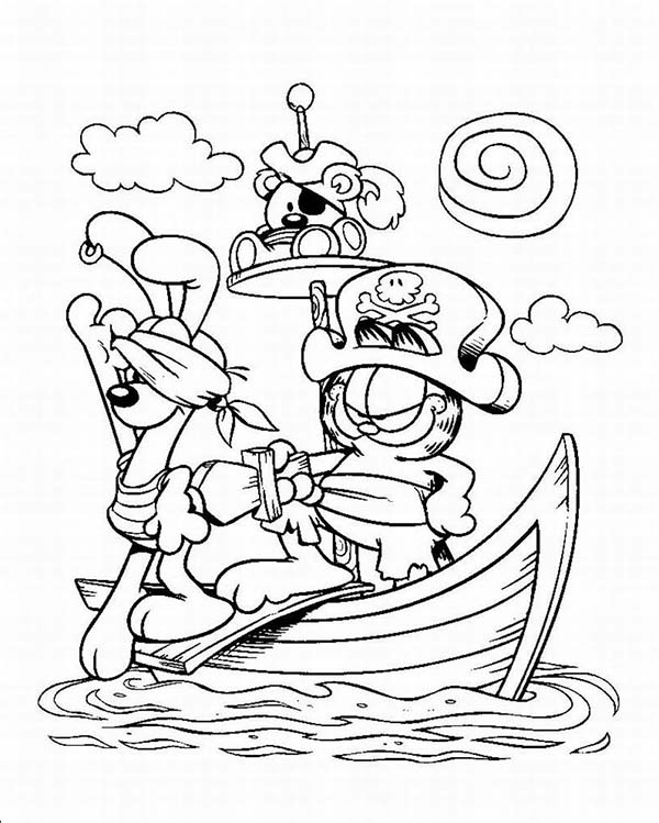 着色页: 海盗船 (运输) #138407 - 免费可打印着色页