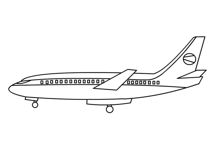 着色页: 飞机 (运输) #134785 - 免费可打印着色页