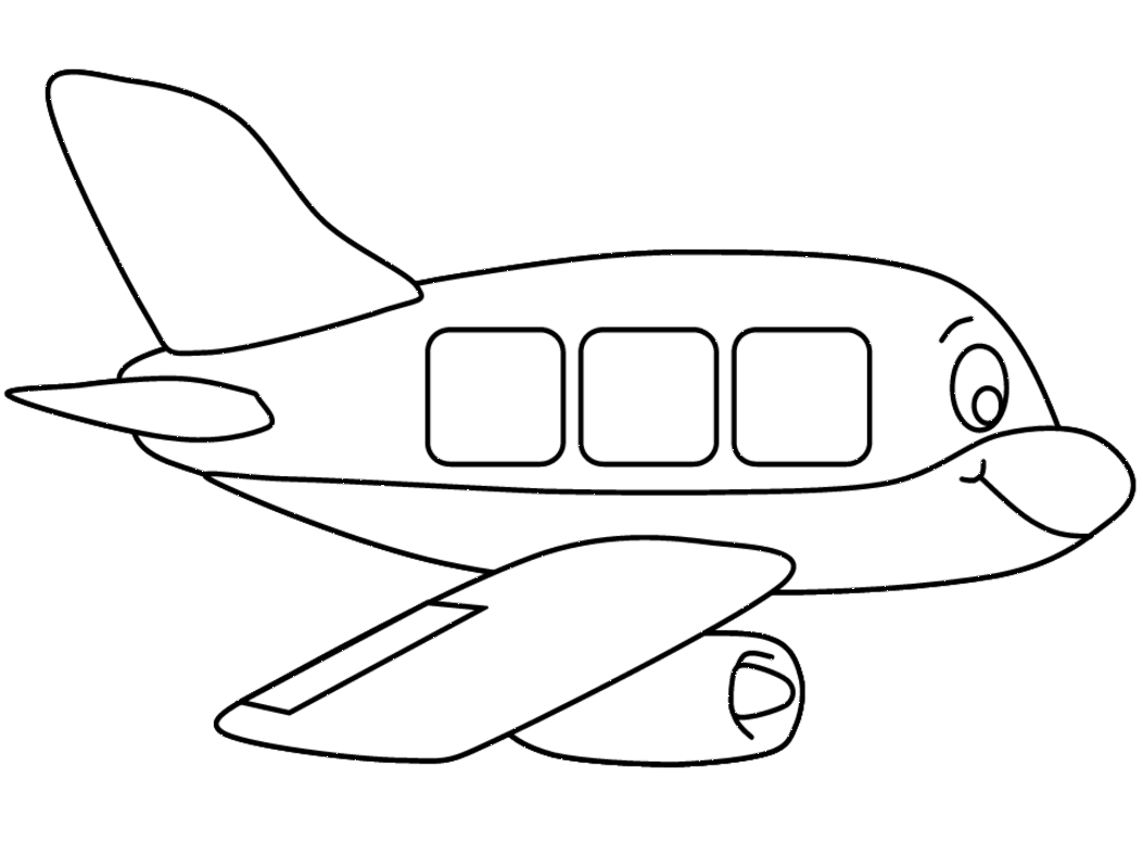 着色页: 飞机 (运输) #134883 - 免费可打印着色页
