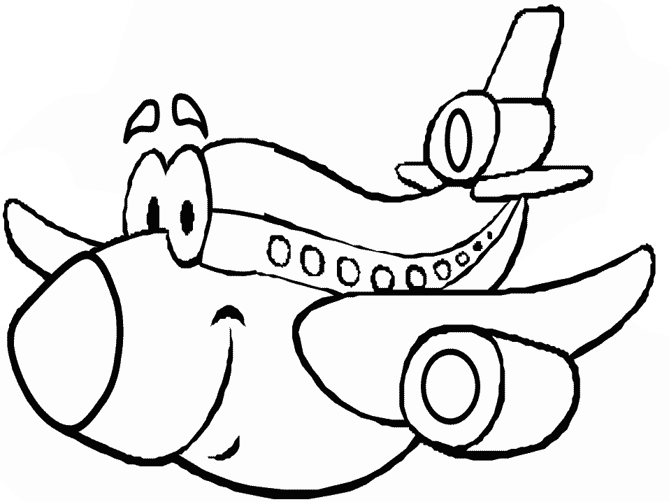 着色页: 飞机 (运输) #134926 - 免费可打印着色页