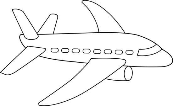着色页: 飞机 (运输) #134951 - 免费可打印着色页