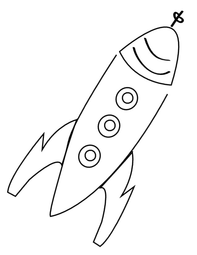 着色页: 火箭 (运输) #140055 - 免费可打印着色页