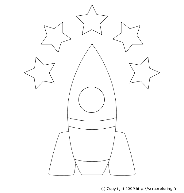 着色页: 火箭 (运输) #140062 - 免费可打印着色页