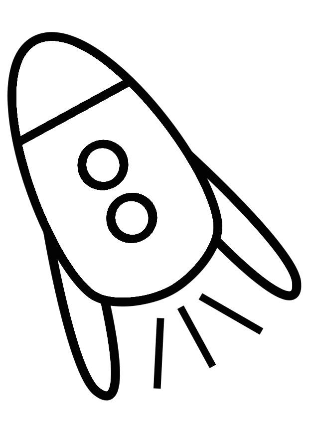 着色页: 火箭 (运输) #140063 - 免费可打印着色页